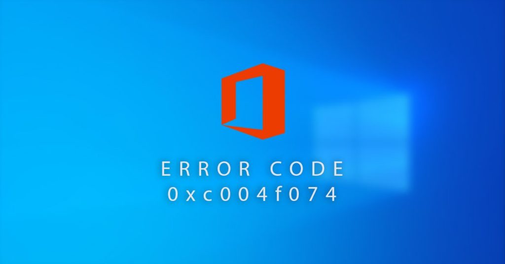 cara mengatasi microsoft office tidak bisa dibuka error code 0xc004f074