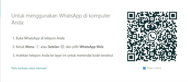 login whatsapp web barcode