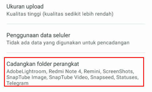 Cara Backup Foto Google Photos Untuk Semua Folder