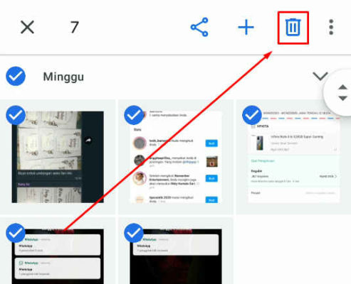 Cara Hapus Semua Foto Screenshot di HP Android