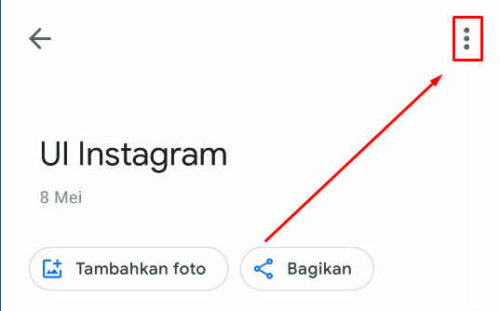 Cara Berbagi / Share Foto Album di Google Photos Ke Orang Lain