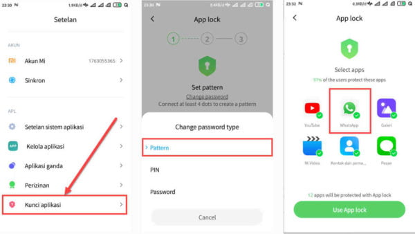 Cara Mengunci Whatsapp Dengan Pola Pattern Mudah Cara Mengunci Whatsapp Dengan Pola Pattern Mudah