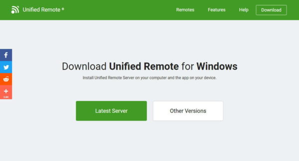 Install Server Unified Remote di Laptop