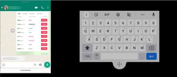 cara agar keyboard tidak fullscreen