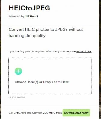 cara convert heic ke jpg tanpa aplikasi dengan web online