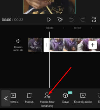 Cara Mengubah Background Video dengan Cap Cut