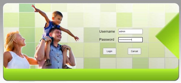 masukan username dan password indihome